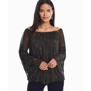 WHBM fall floral Top